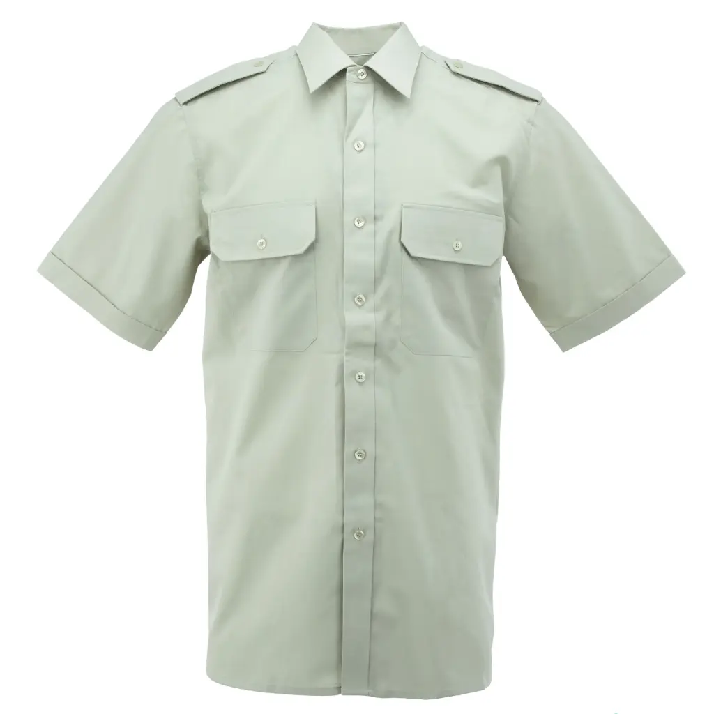 Dutch Army Sage Green Short Sleeve BDU Shirt w/ Pockets | Issued