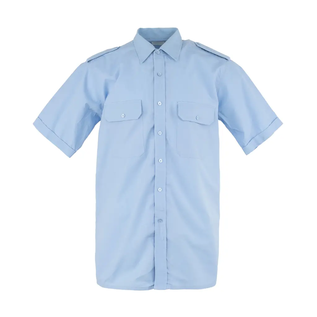 Dutch Army Sky Blue Short Sleeve BDU Shirt | Issued