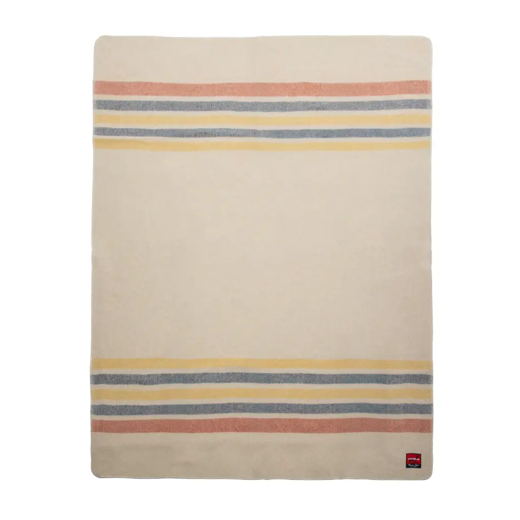 Harbor Dawn Classic Wool Blanket