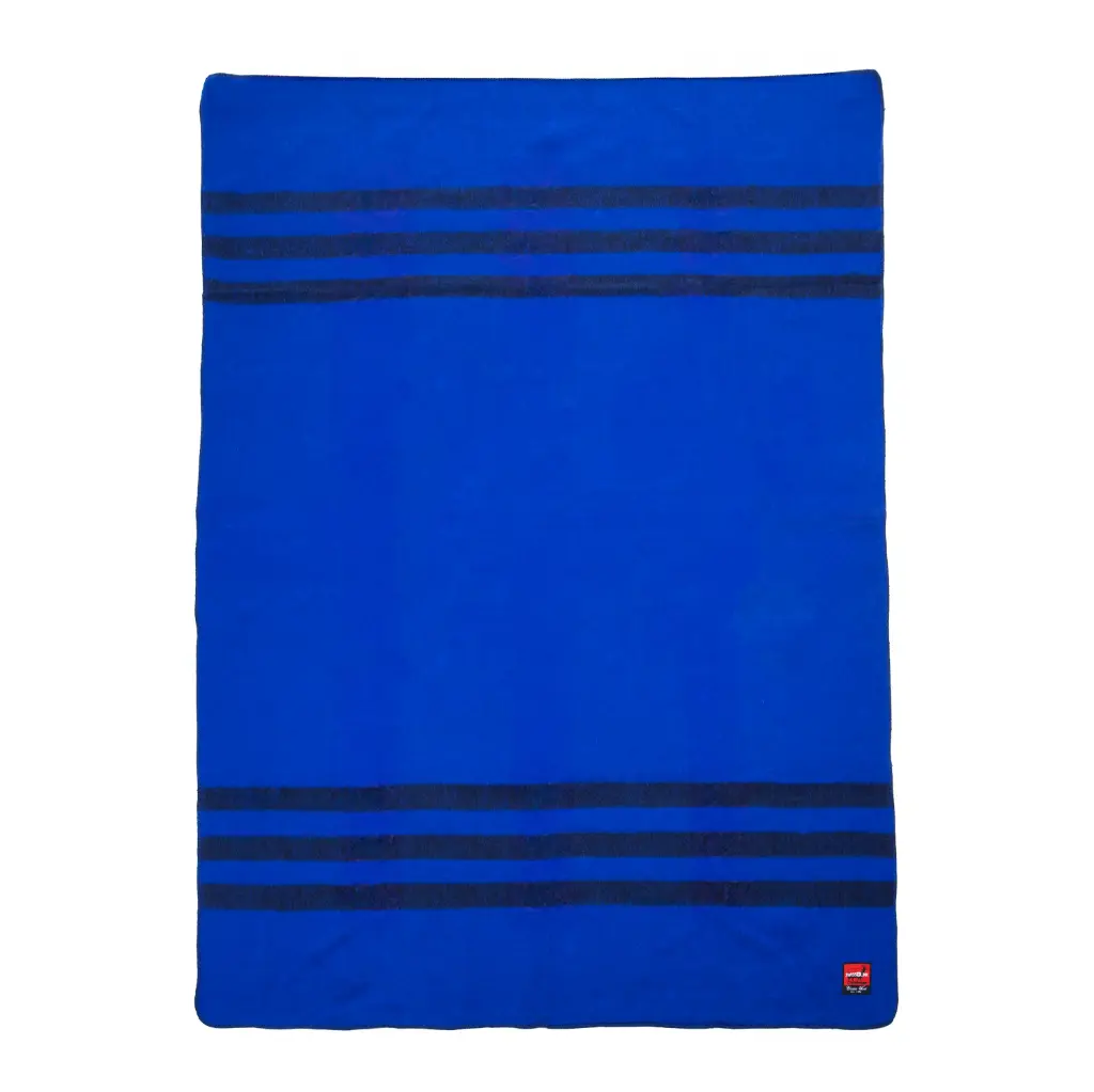 Royal Blue Classic Wool Blanket