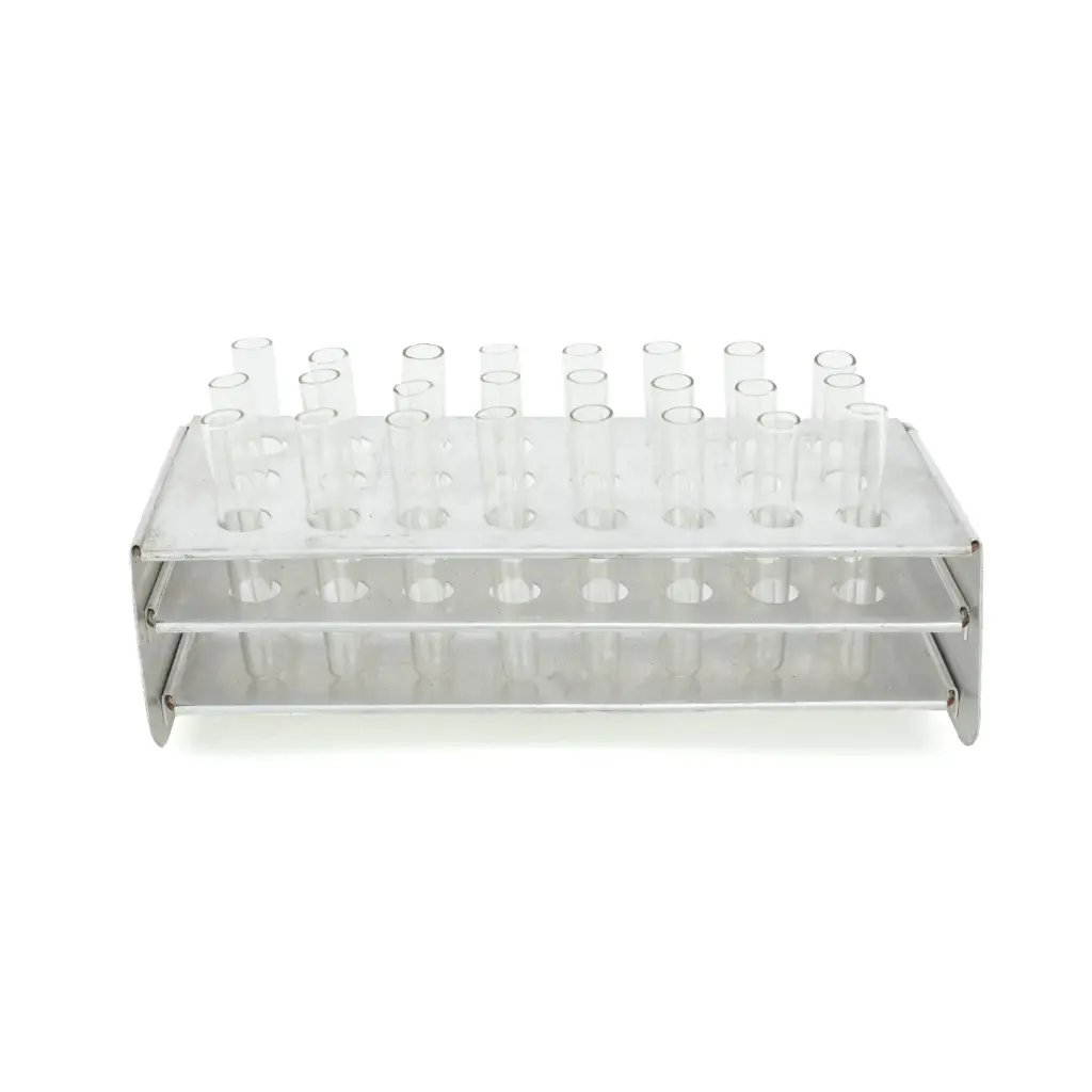 Czech Test Tube Set | 24 Tubes & Holder | Issued
