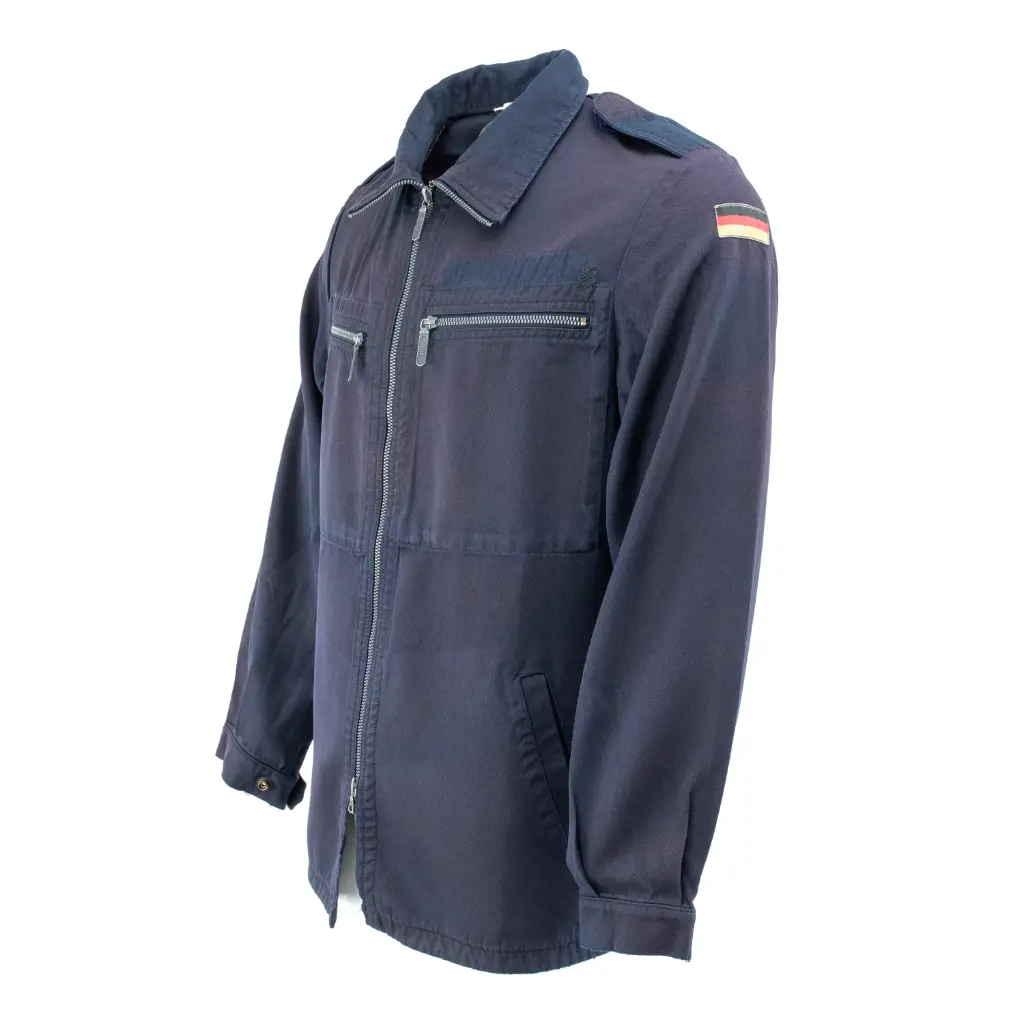 Authentic German Navy (Bundesmarine) Deck Jacket - Navy Blue | Issued