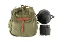 Romanian Army Issued Field Set: Canvas Pack, M73 Helmet & Mess Kit Bundle