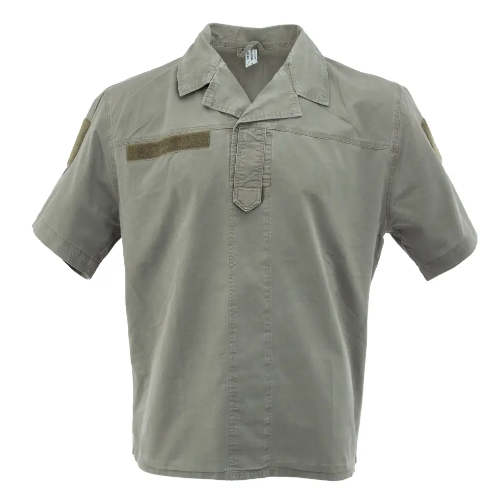 Austrian Military Short Sleeve Pullover BDU Field Shirt, Olive Drab | Issued