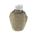 Austrian Military Issue Canteen Pouch - OD Green | 8 3/4" x 7 1/4" x 3" | Issued