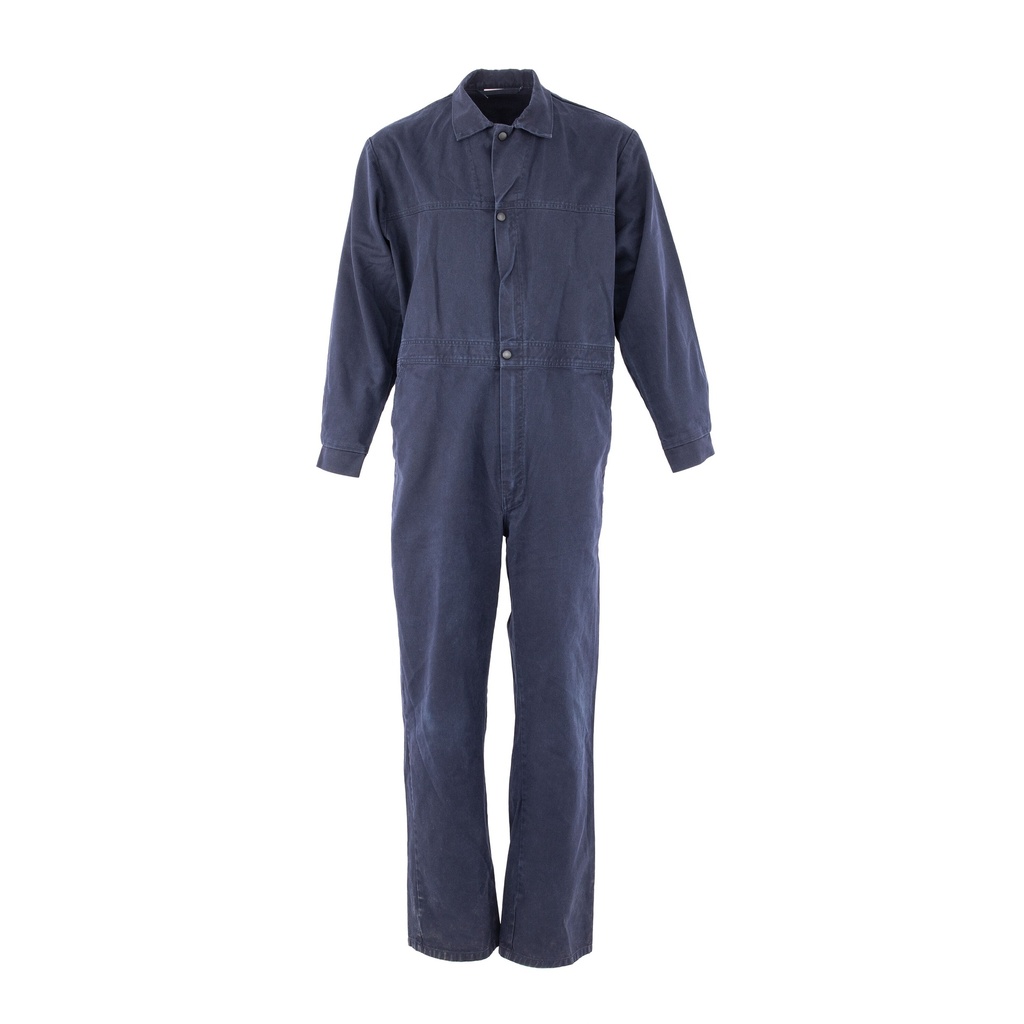 Dutch Navy Blue Coveralls w/ Zipper & Snap Buttons | Issued