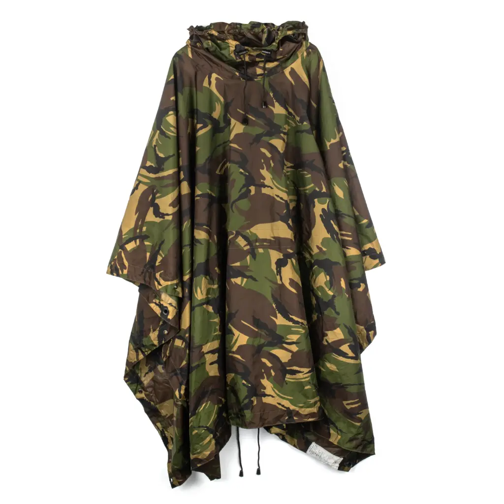Dutch Woodland Ripstop Poncho | Issued 