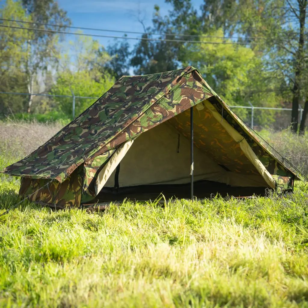 Genuine Dutch Military DPM Camouflage Tent | Heavy-Duty Polycotton Canvas