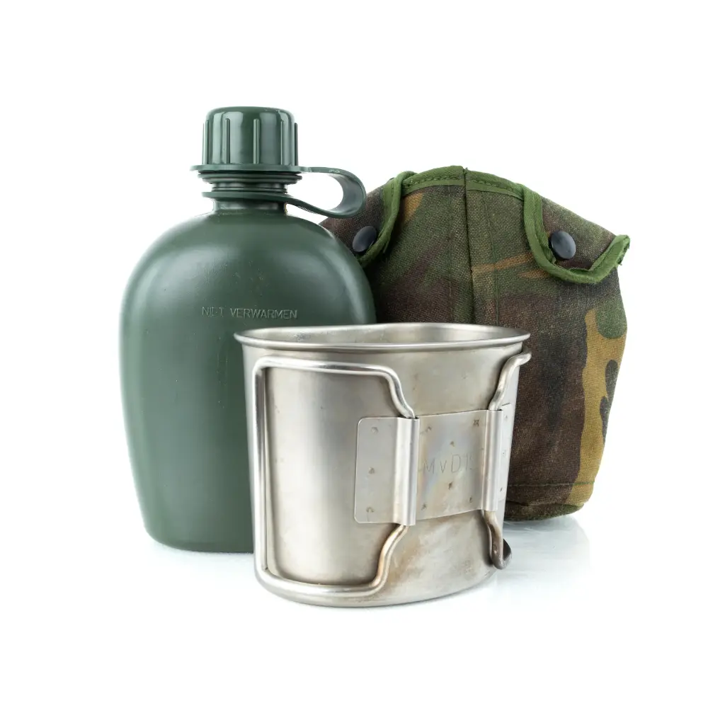 Dutch Canteen w/ Cup & Pouch | Alice Clips | Issued