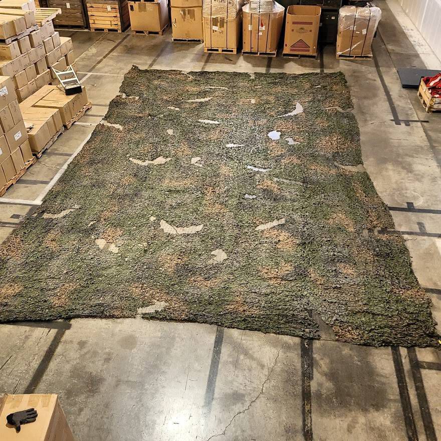 German Camo Netting Woodland | Heavy-Duty | Issued