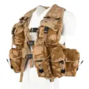British Desert Tactical Vest with 8 Built-In Pouches | Issued