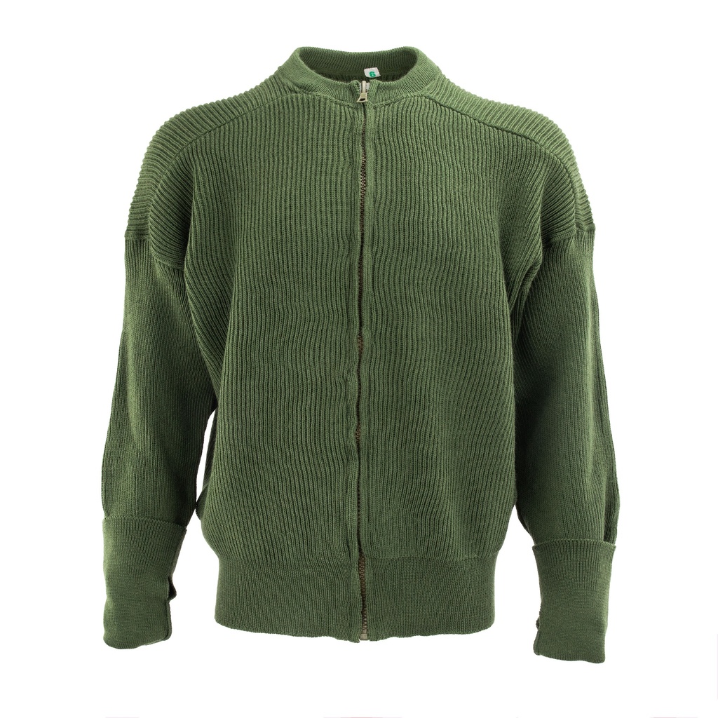 Swedish Army OD Wool Commando Sweater | Issued