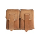 Serbian Dual Leather Ammo Pouch | Issued