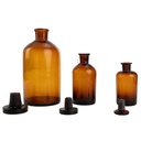 Czech Round Glass Bottles 3pc Set | Unissued