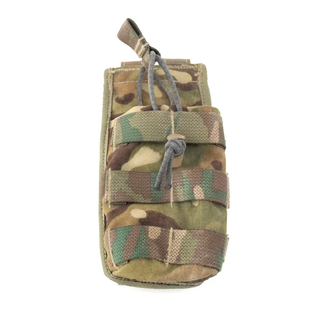 British Osprey Single Mag Pouch W/ Elastic Retention Strap | Issued