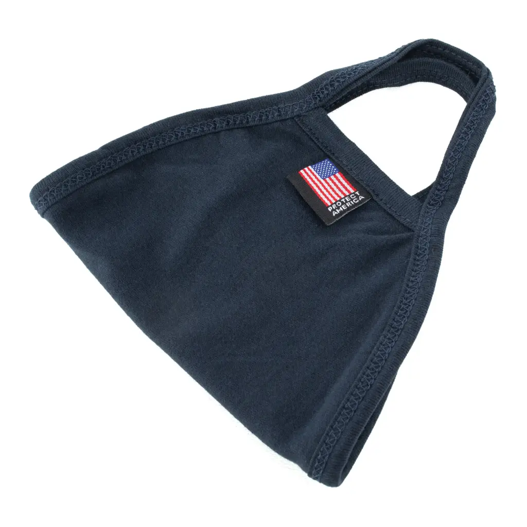 Navy Blue 3-Layer Protect America Washable Face Mask
