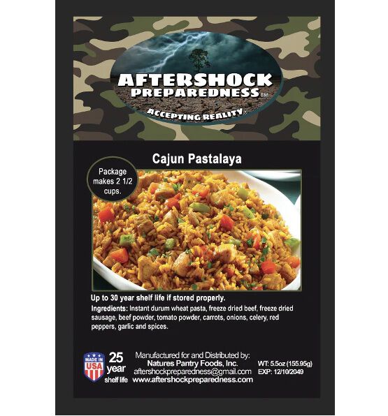 Cajun Pastalaya | 1 Pouch | Aftershock Preparedness