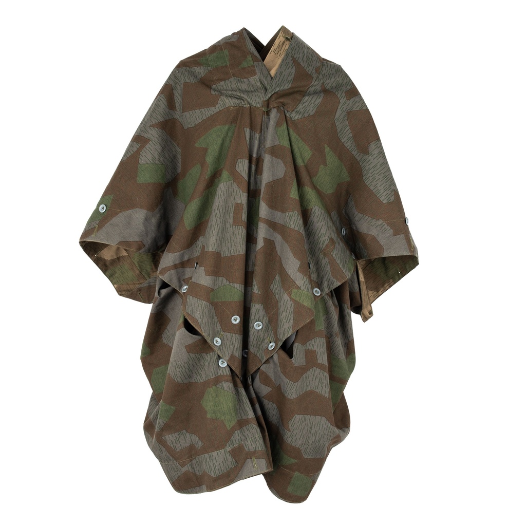 German Splinter Camo Poncho | Shelter Quarter | Reproduction 