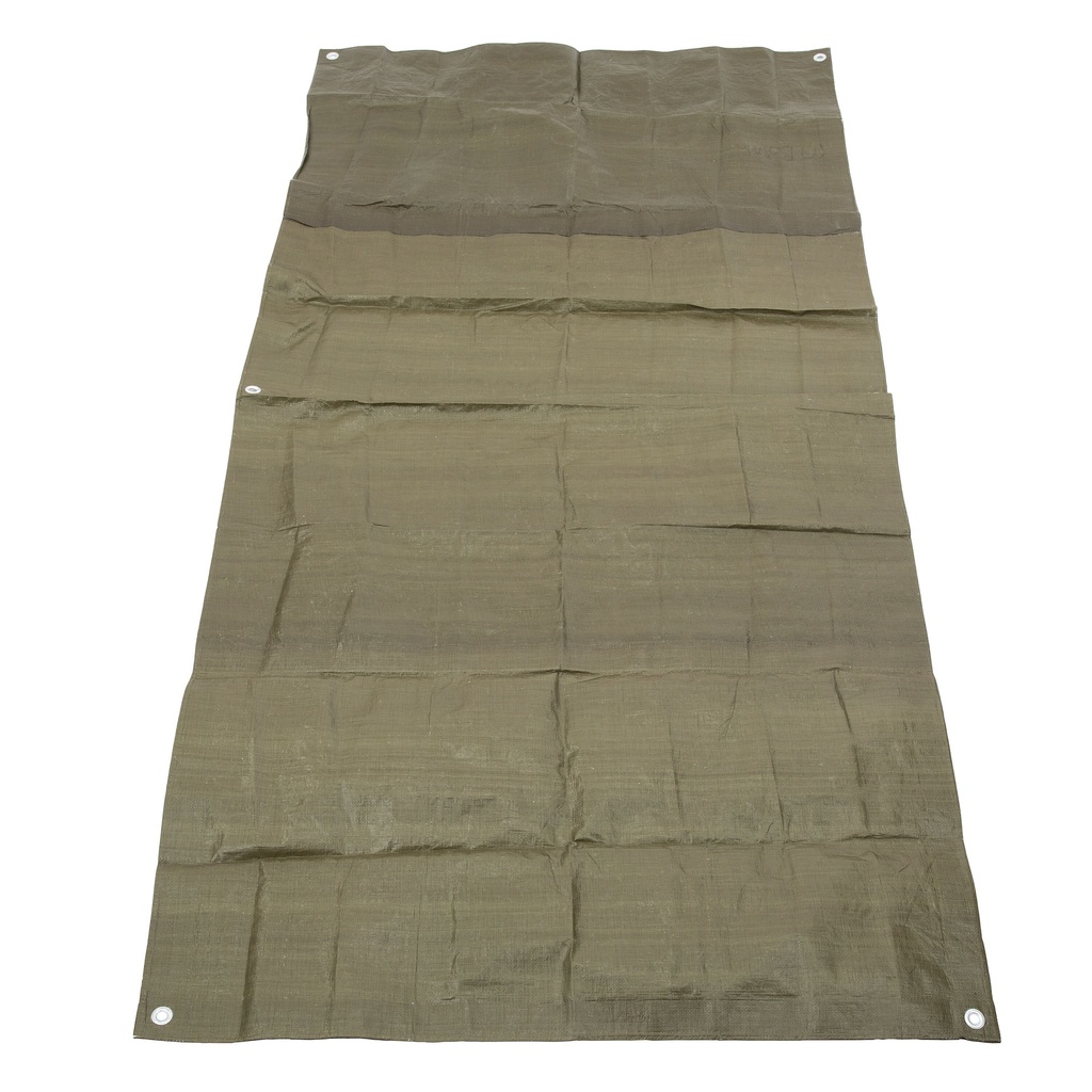 Dutch Army OD Tarp | 77" x 38" | Issued