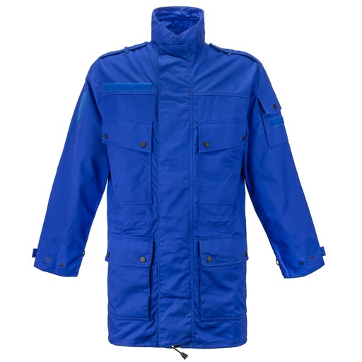 [4565] Dutch Civil Defense Royal Blue Parka | Unissued