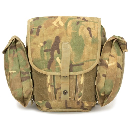 [4472] British Army Multi-Cam Gas Mask Bag Field Pack | Issued