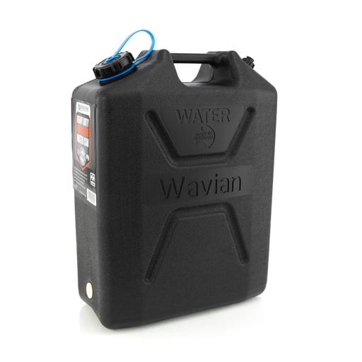[3215] Wavian Water Can Black - 5.8 Gallon (22 Liter)