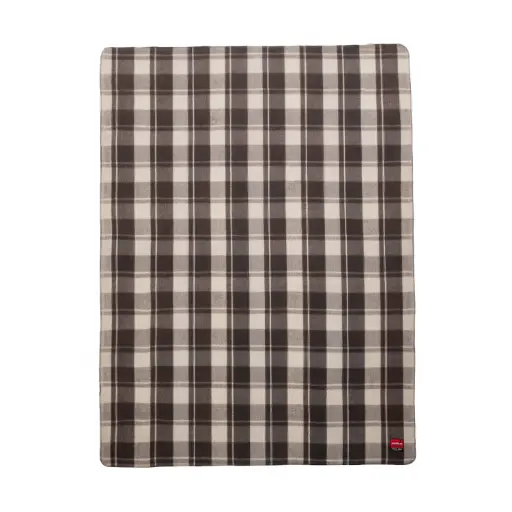 [4108] Cabin Brown Classic Wool Blanket | Plaid Collection