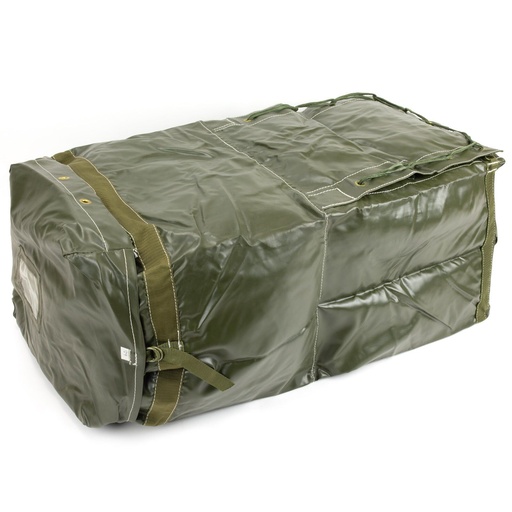 [4471] Czech Army Rubberized Vinyl Duffel Bag | Issued 