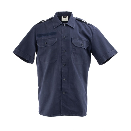 [4618] Dutch Navy Blue Short Sleeve Work Shirt | Issued