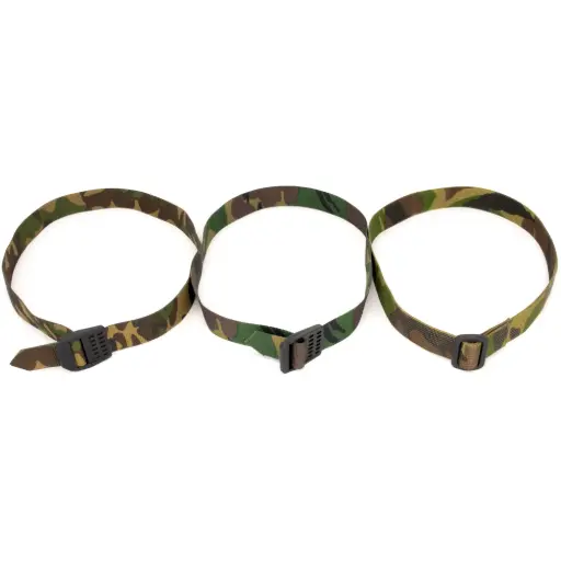 [4629-Plastic] Dutch Woodland Compression Straps | 0.75" x 28" x 32" | 6-Pack | Issued