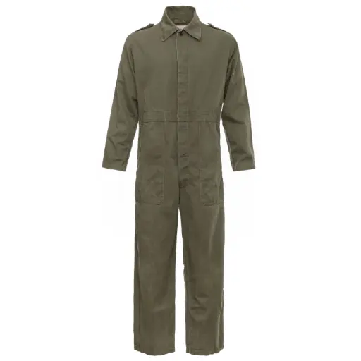Dutch Forest Green Coveralls w/ Snap Buttons | Issued | Swiss Link