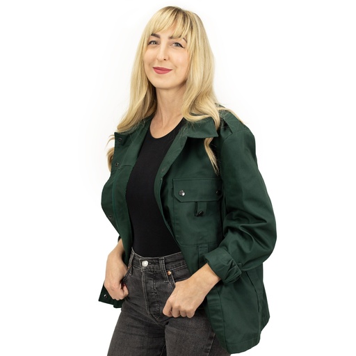 [4752] German Forest Green Customs Jacket | Unissued