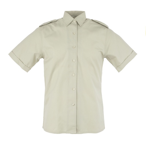 [4761-NPSS] Dutch Army Sage Green Short Sleeve BDU Shirt w/ No Pockets | Issued