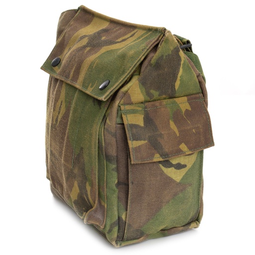 [4792] Dutch Army Woodland DPM Gas Mask Bag | Issued 