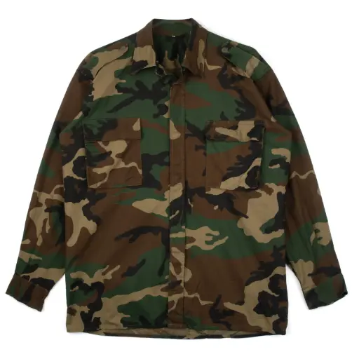 [4807] Croatian BDU Shirt | Assorted Woodland Camo | Issued