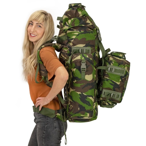 [4810] Romanian Woodland XL Combat Rucksack | Unissued