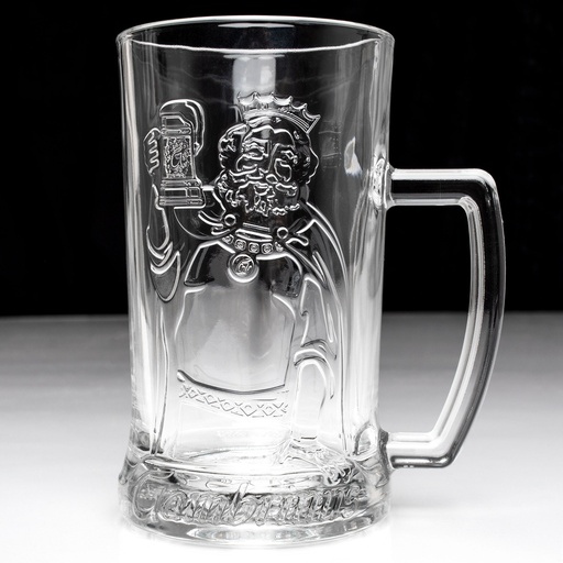 [4893] Czech Gambrinus Beer Glasses | 0.5 Liter | 6-pack | Unissued