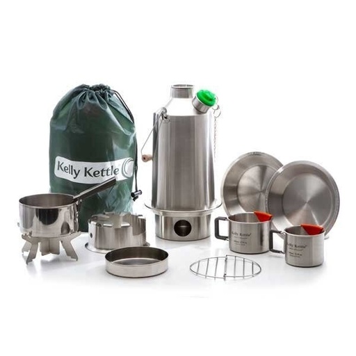 [KELLYKETTLE] Kelly Kettle Stainless Steel Camp Kettle