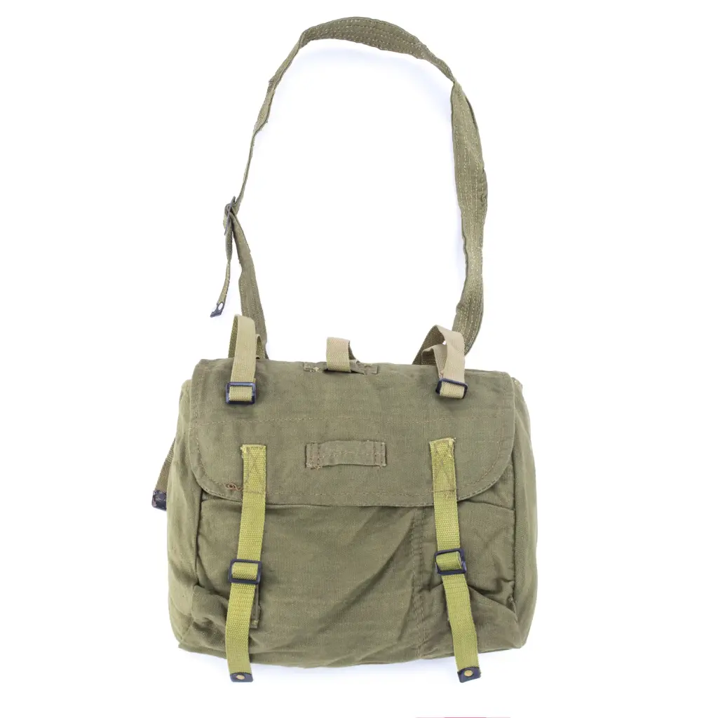 Czech Army Canvas Shoulder Bag | Assorted OD | Issued | Swiss Link