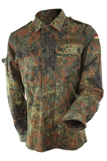 [55316] German Army Flecktarn Shirt | Issued