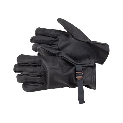 [56822] French Black Driving Leather Gloves | Unissued
