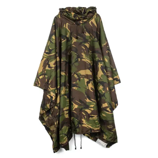 [56832] Dutch Woodland Ripstop Poncho | Issued 