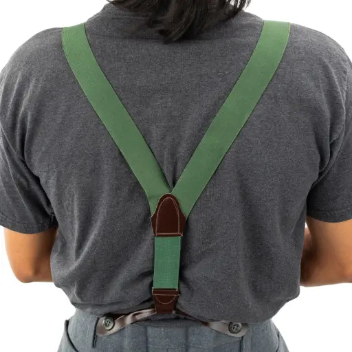 [57909] Czech OD Suspenders | Unissued
