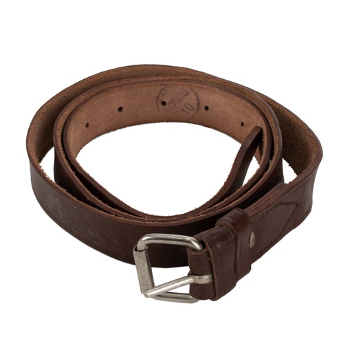 [58604] Romanian Surplus Leather Belt | Issued