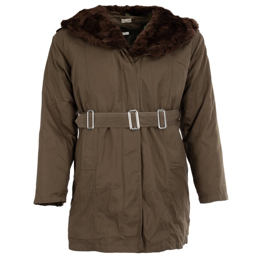 [58618] Romanian OD Parka w/ Liner & Collar | Unissued