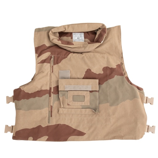 [61614] French Desert Camo Flak Vest Plate Carrier | Unissued