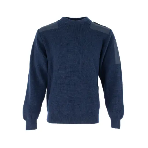 [63624] Dutch Navy Blue Crewneck Commando Sweater | Issued