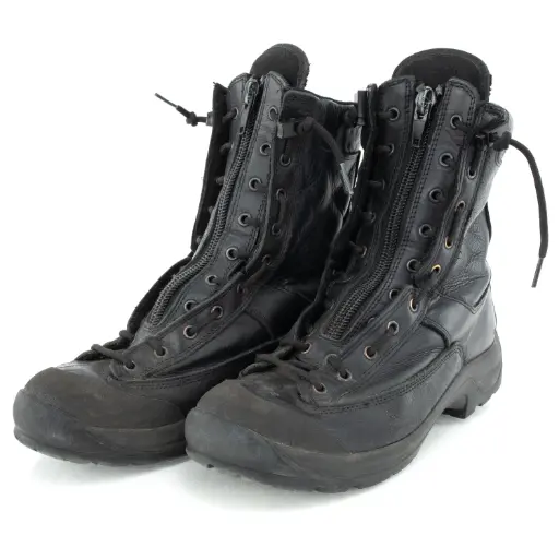 [66908] Austrian Combat Boots w/ Front Zipper | Issued
