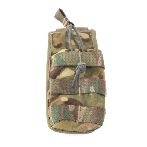[8014] British Osprey Single Mag Pouch W/ Elastic Retention Strap | Issued