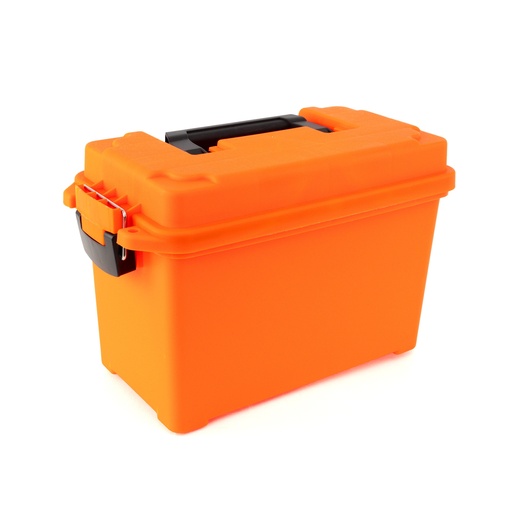 [87466DBL-OR] Waterproof Orange Dry Box With Detachable Lid | 14" x 7.5" x 8.67"
